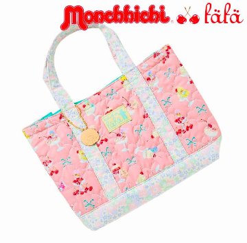 fafa「【モンチッチコラボ】LUNE キルティング 仕切り付きスクエア トートバッグ」（F）の画像