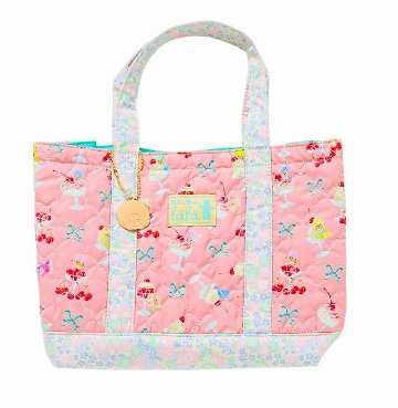 fafa「【モンチッチコラボ】LUNE キルティング 仕切り付きスクエア トートバッグ」（F）の画像