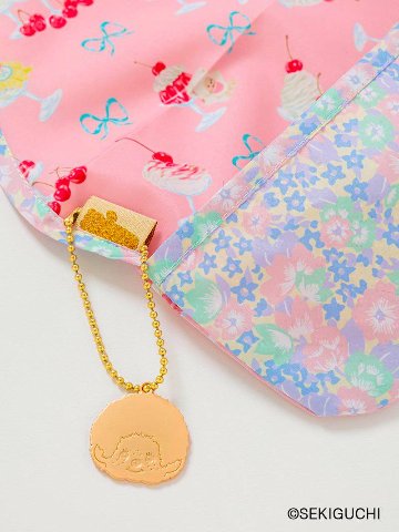 fafa 「【モンチッチコラボ】FAINA キャッチポケット付きお食事エプロン」(F)メール便送料198円対応可の画像