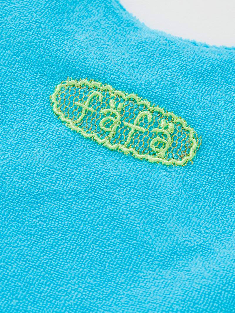 fafa 「【モンチッチコラボ】MILLO 丸襟付きリバーシブルビブ」(F) メール便送料198円対応可の画像