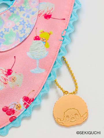 fafa 「【モンチッチコラボ】MILLO 丸襟付きリバーシブルビブ」(F) メール便送料198円対応可の画像