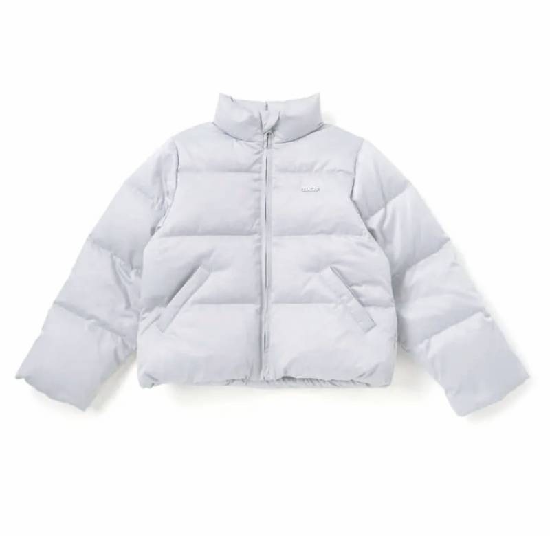 nexchic「ハートロゴタフタダウンジャケット」(140-150cm) の画像