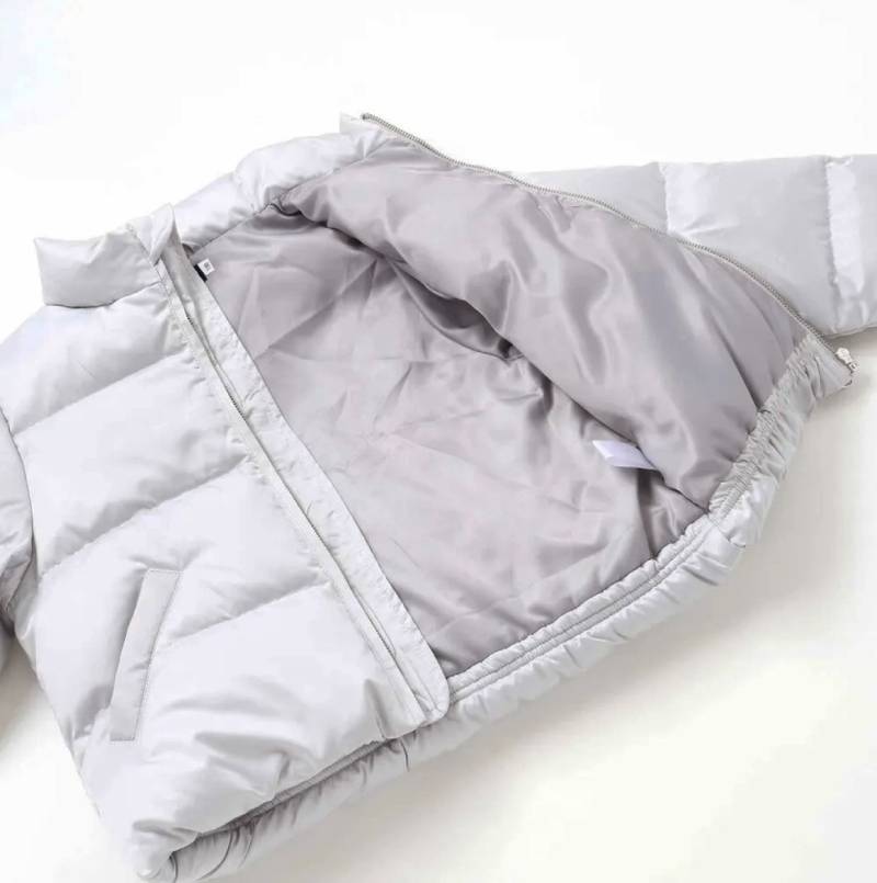 nexchic「ハートロゴタフタダウンジャケット」(140-150cm) の画像