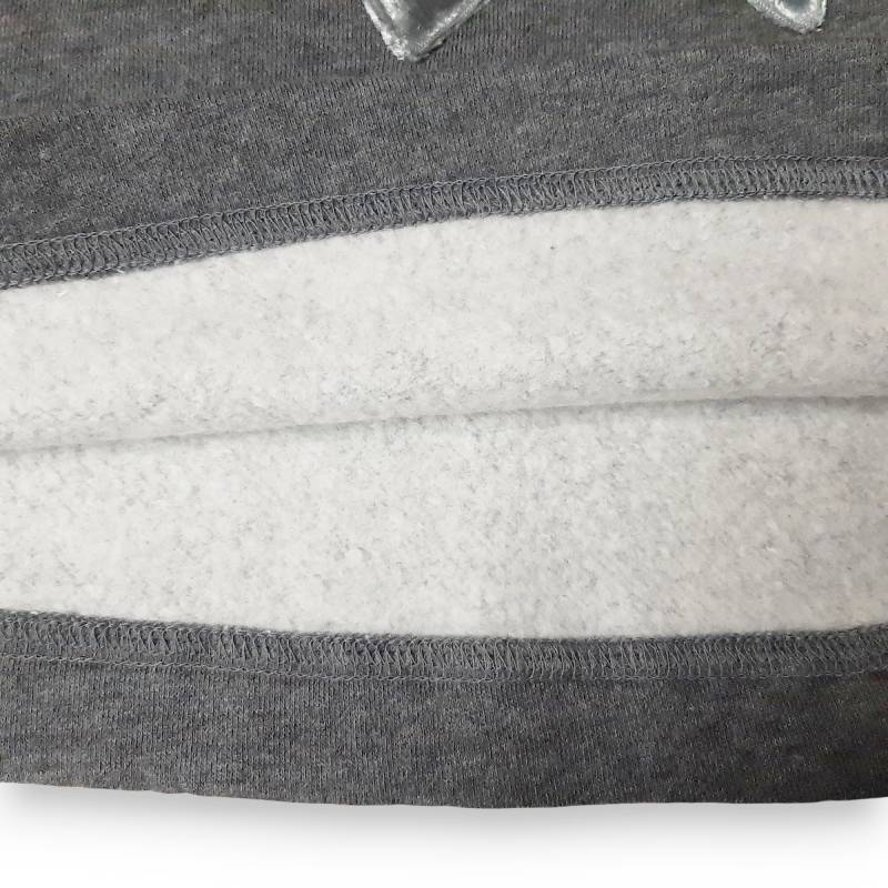 hakka kids「リボンアップリケミニ裏毛裏起毛トレーナー」(90-150cm）の画像