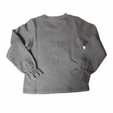 hakka kids「リボンアップリケミニ裏毛裏起毛トレーナー」(90-150cm）の画像