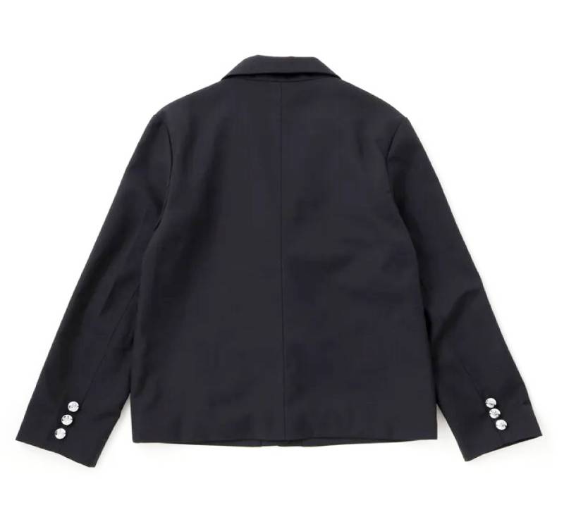 ZIDDY「ロゴエンブレムワッペン付きテーラードジャケット」(150-160cm)の画像