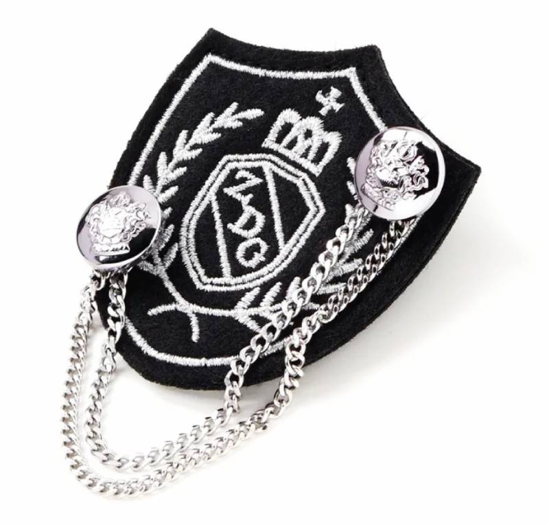 ZIDDY「ロゴエンブレムワッペン付きテーラードジャケット」(150-160cm)の画像