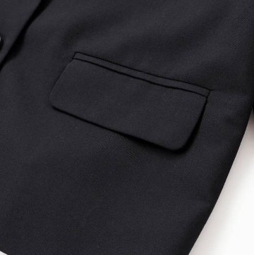 ZIDDY「ロゴエンブレムワッペン付きテーラードジャケット」(150-160cm)の画像