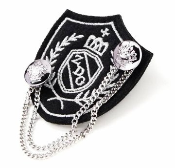 ZIDDY「ロゴエンブレムワッペン付きテーラードジャケット」(150-160cm)の画像