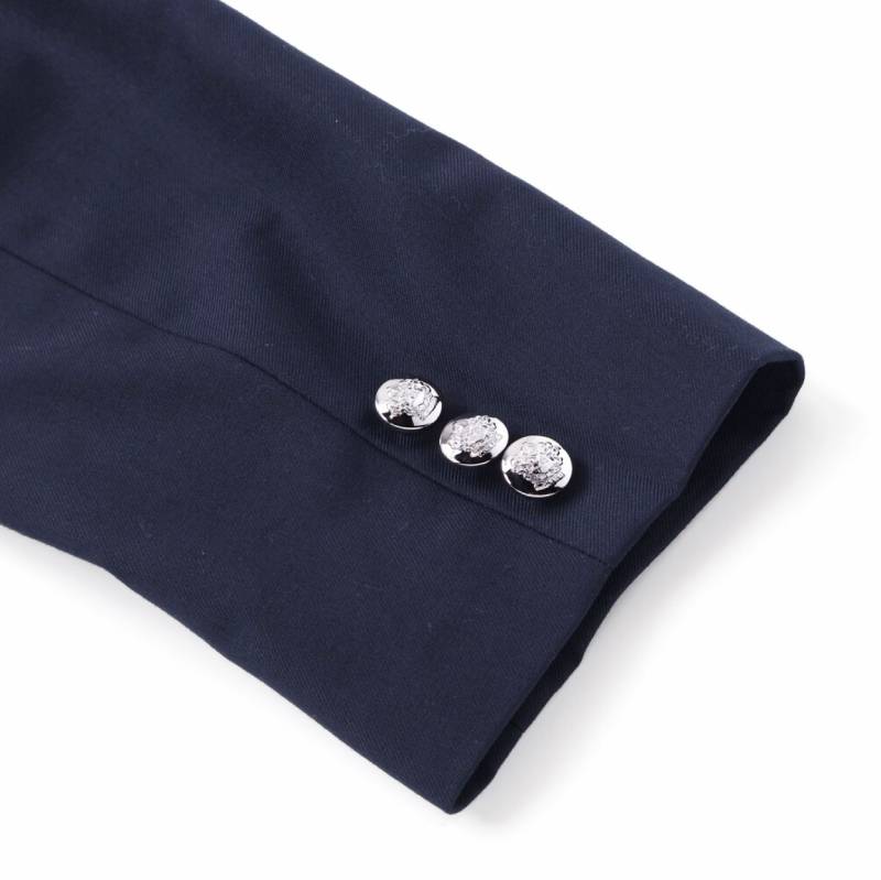 ZIDDY「ホワイトパイピングショート丈テーラードジャケット」(150-160cm)の画像