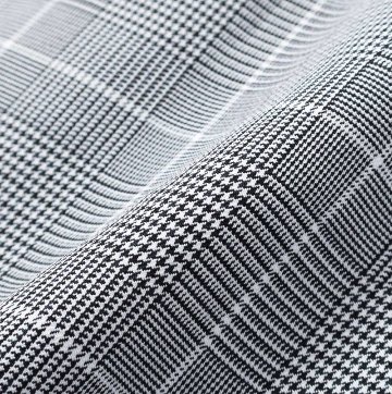 ZIDDY「シフォンプリーツ入りチェック柄ジャンパースカート」 (150-160cm) の画像