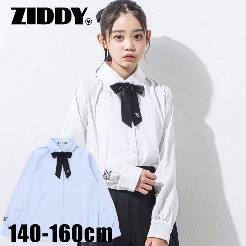 ZIDDY「リボン付き付きブラウス」(140cm-F)　【メール便送料無料】の画像