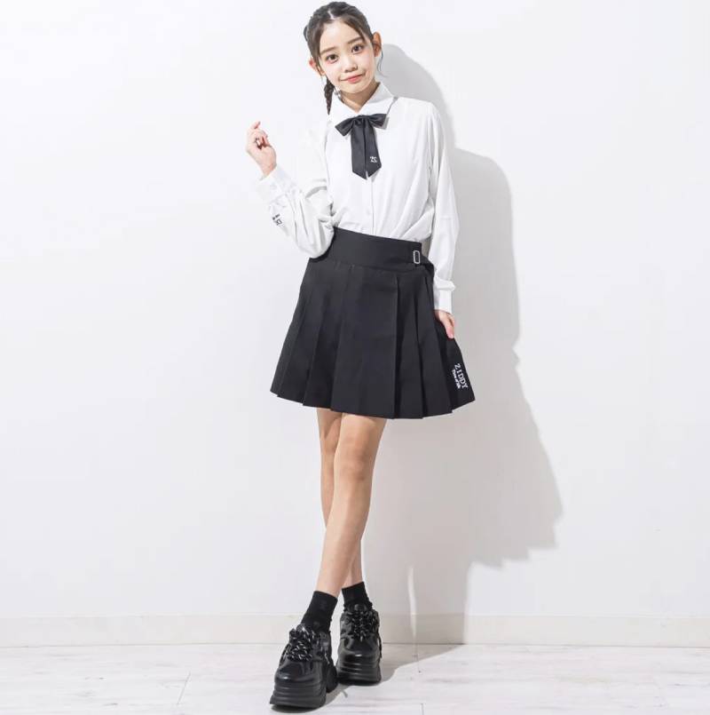 ZIDDY「リボン付き付きブラウス」(140cm-F)　【メール便送料無料】の画像