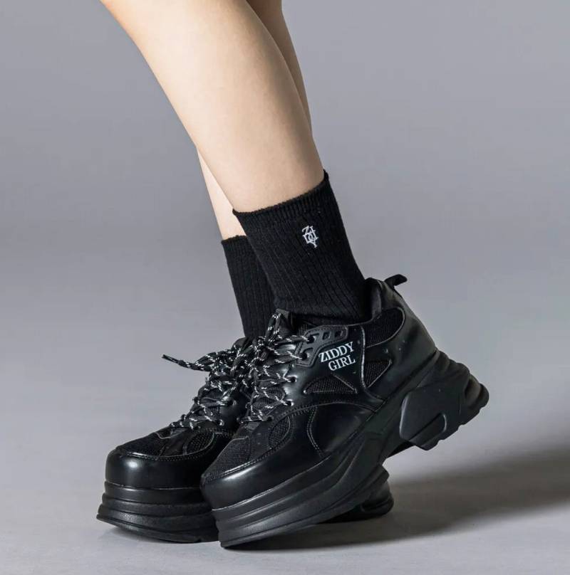 ZIDDY 「ロゴ刺繍入りソックス」 (19-24cm) 【メール便送料198円対応】の画像