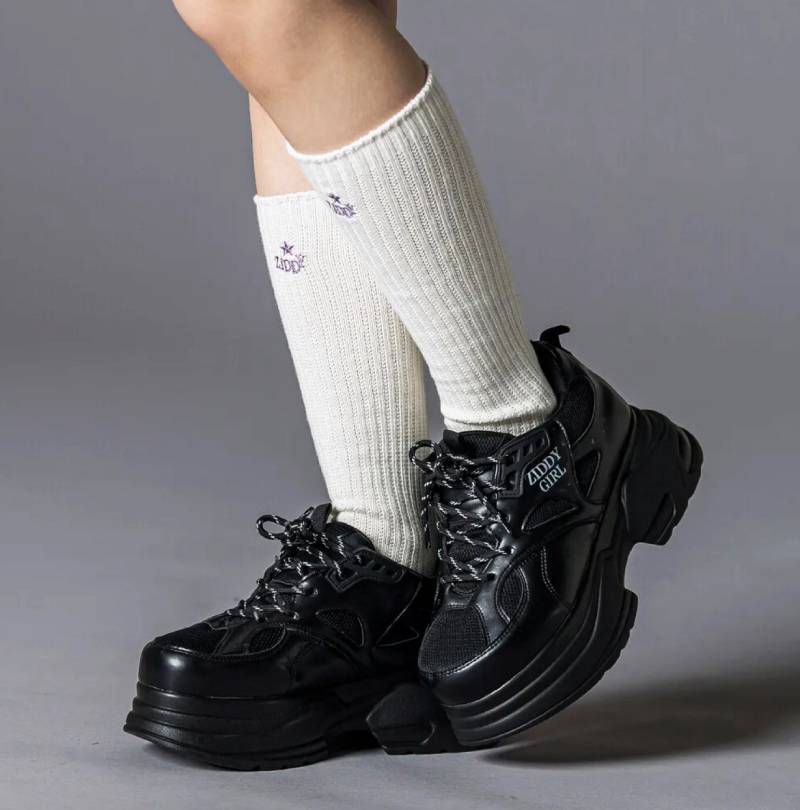 ZIDDY 「ロゴ刺繍入りルーズソックス」 (19-24cm) 【メール便送料198円対応】の画像