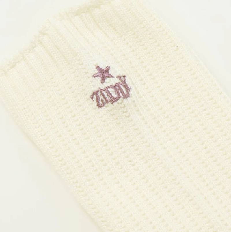 ZIDDY 「ロゴ刺繍入りルーズソックス」 (19-24cm) 【メール便送料198円対応】の画像