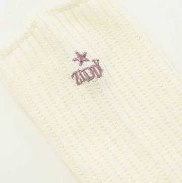 ZIDDY 「ロゴ刺繍入りルーズソックス」 (19-24cm) 【メール便送料198円対応】の画像
