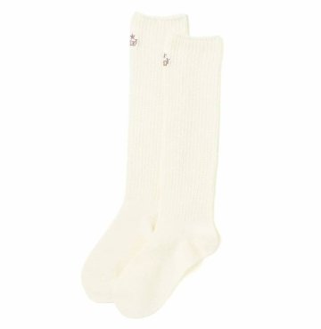 ZIDDY 「ロゴ刺繍入りルーズソックス」 (19-24cm) 【メール便送料198円対応】の画像