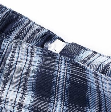 ZIDDY「チェック柄 プリーツスカパン」 (130-160cm) の画像