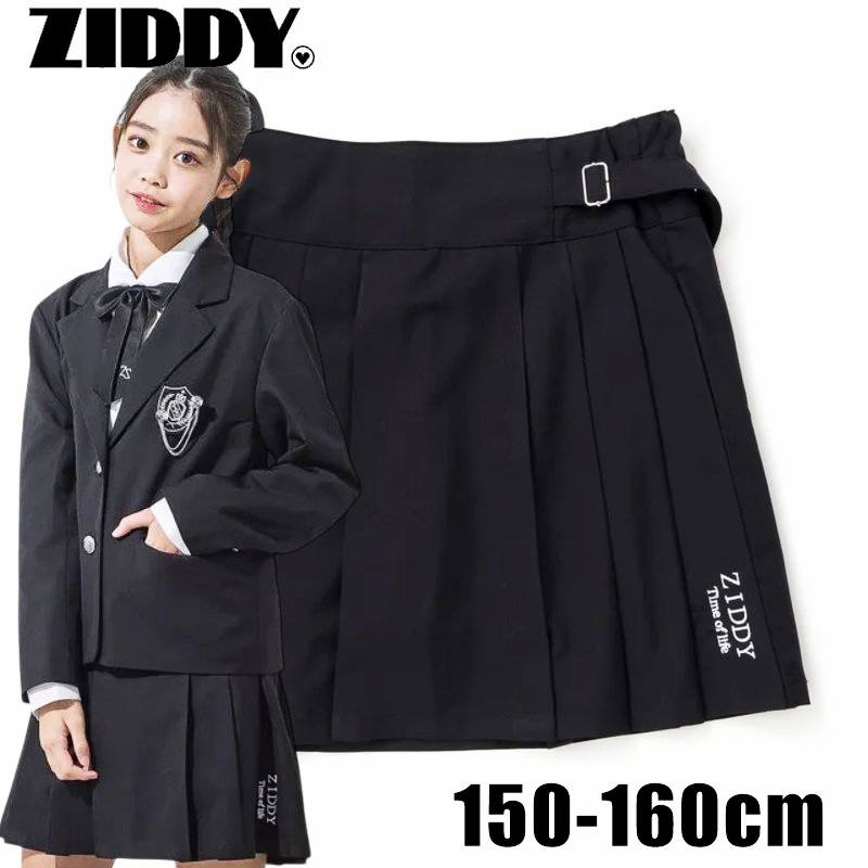 ZIDDY「ブラックプリーツスカパン」 (150-160cm) の画像