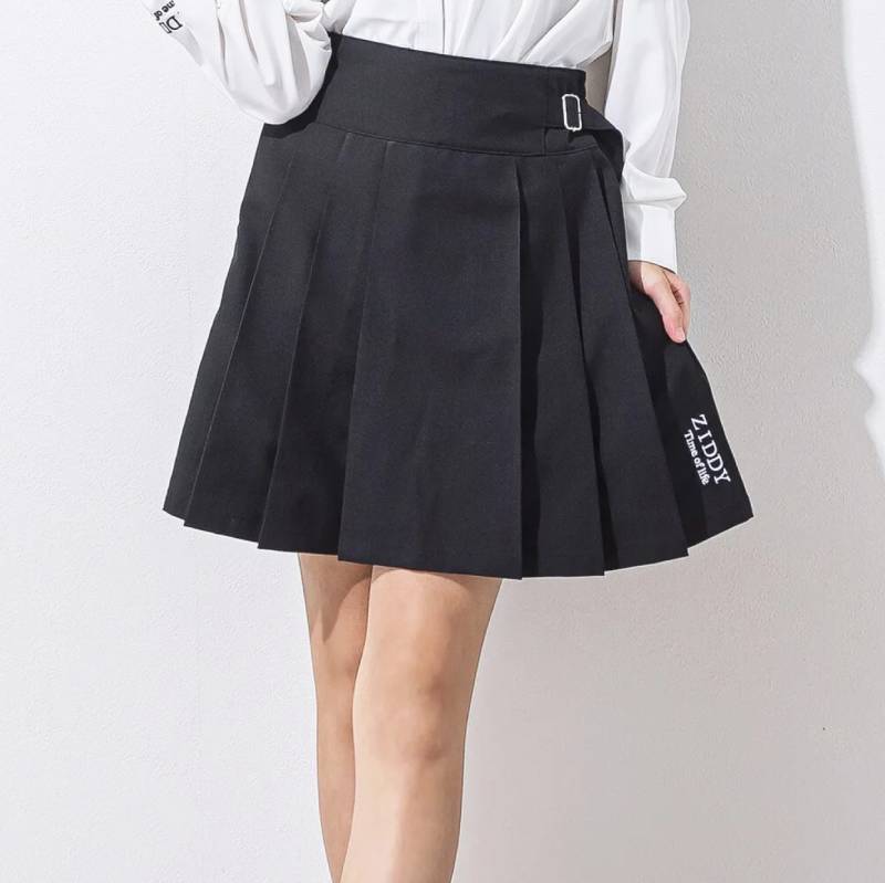 ZIDDY「ブラックプリーツスカパン」 (150-160cm) の画像