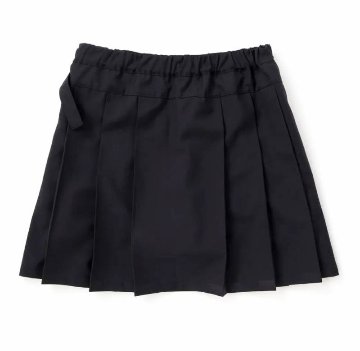 ZIDDY「ブラックプリーツスカパン」 (150-160cm) の画像