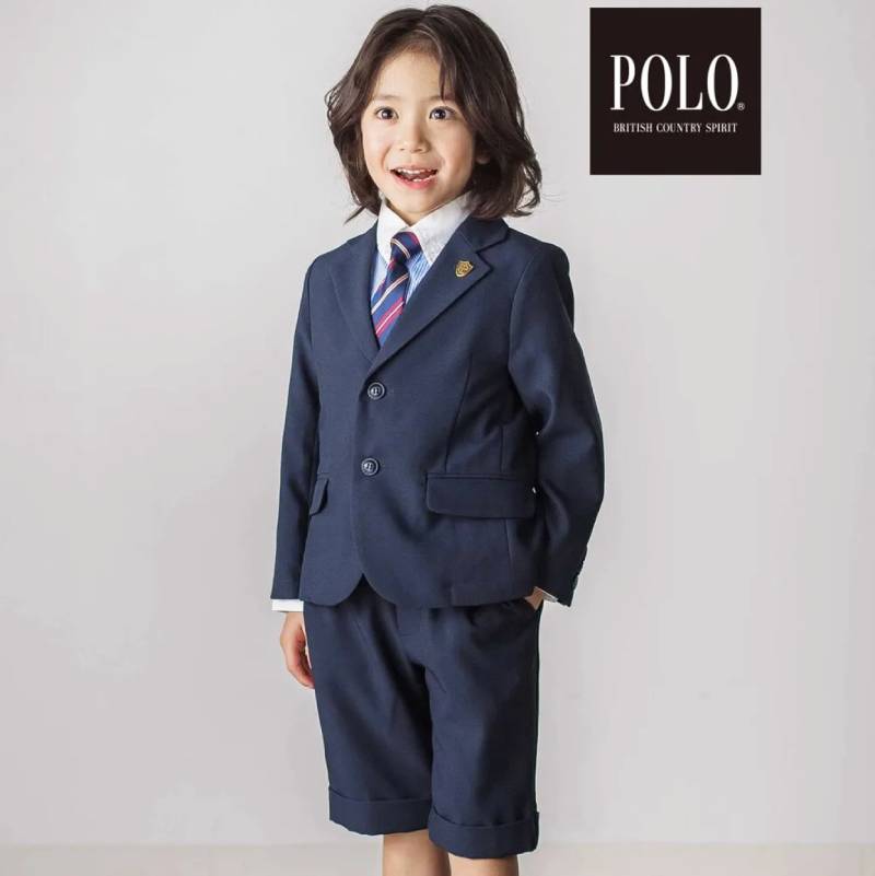 SLAP SLIP(スラップスリップ) 「【POLO BCSコラボ】 セレモニースーツ3点セット」(110-130cm) の画像