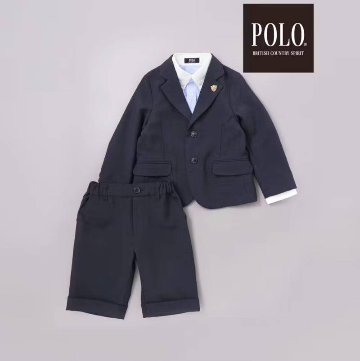 SLAP SLIP(スラップスリップ) 「【POLO BCSコラボ】 セレモニースーツ3点セット」(110-130cm) の画像