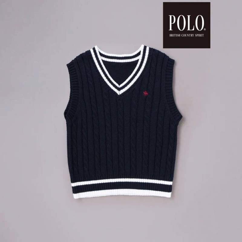 SLAP SLIP(スラップスリップ) 「【POLO BCSコラボ】 セレモニーチルデンニットベスト」(100-130cm)  メール便対応の画像