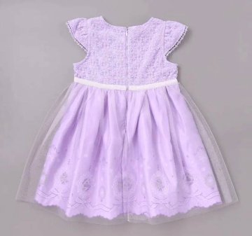 SLAP SLIP(スラップスリップ) 「フラワー刺繍裾スカラップ セレモニージャンパースカート」(110-130cm) の画像