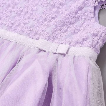 SLAP SLIP(スラップスリップ) 「フラワー刺繍裾スカラップ セレモニージャンパースカート」(110-130cm) の画像