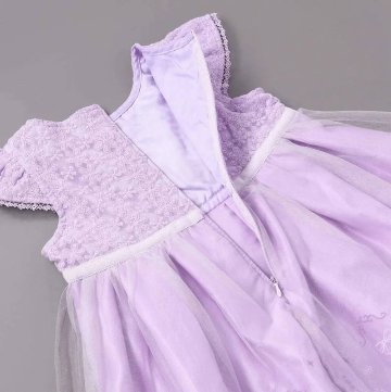 SLAP SLIP(スラップスリップ) 「フラワー刺繍裾スカラップ セレモニージャンパースカート」(110-130cm) の画像