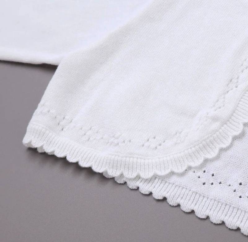 SLAP SLIP(スラップスリップ) 「透かし編み セレモニーボレロニットカーディガン」(110-130cm) の画像