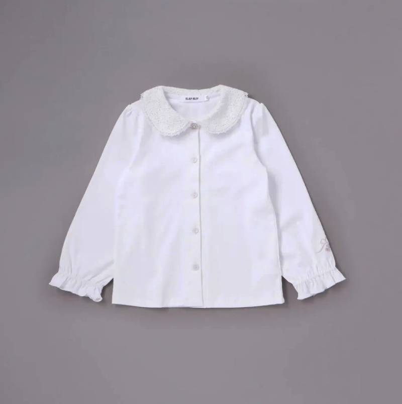 SLAP SLIP(スラップスリップ) 「セレモニー衿レースブラウス」(110-130cm) の画像