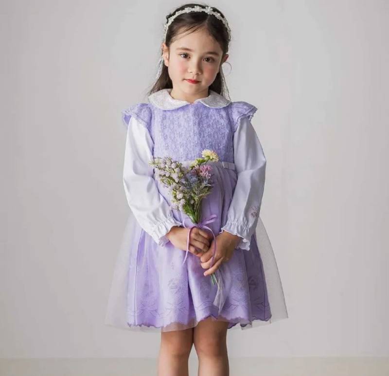 SLAP SLIP(スラップスリップ) 「セレモニー衿レースブラウス」(110-130cm) の画像