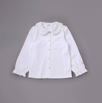 SLAP SLIP(スラップスリップ) 「セレモニー衿レースブラウス」(110-130cm) の画像