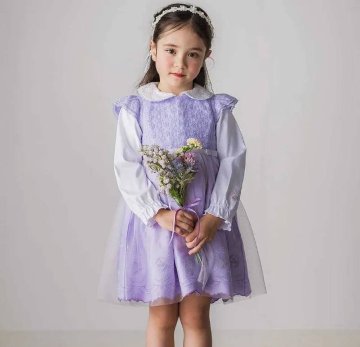 SLAP SLIP(スラップスリップ) 「セレモニー衿レースブラウス」(110-130cm) の画像