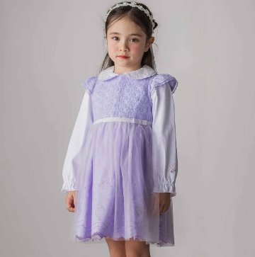 SLAP SLIP(スラップスリップ) 「セレモニー衿レースブラウス」(110-130cm) の画像