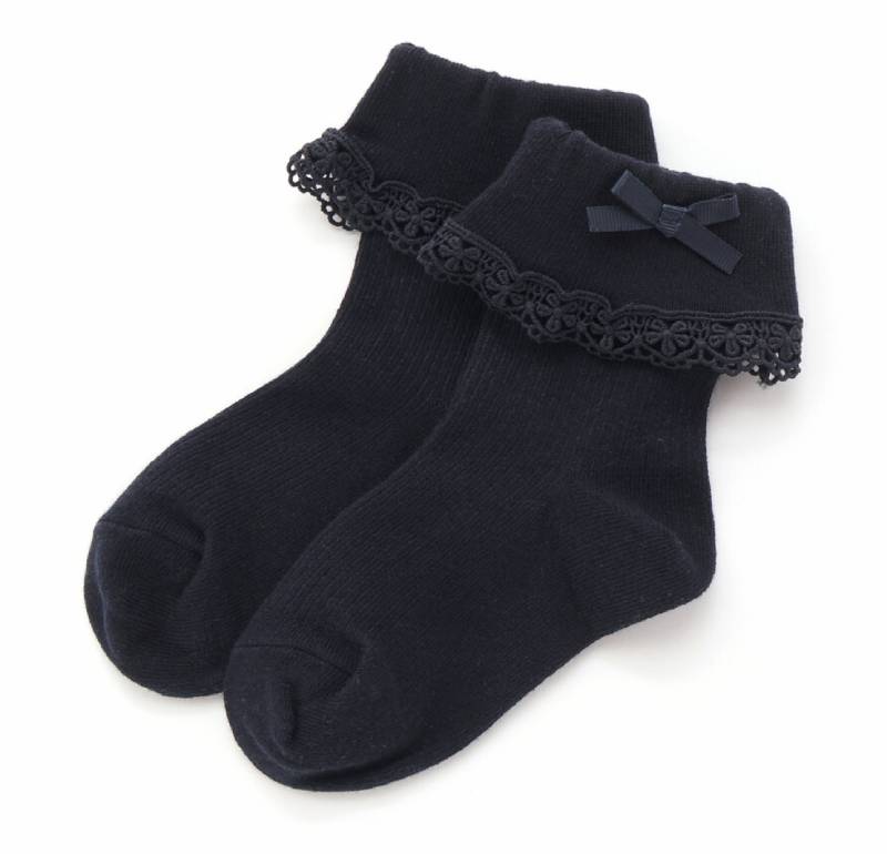 SLAP SLIP 「レース折り返しセレモニーソックス」 (13-21cm) メール便対応可の画像