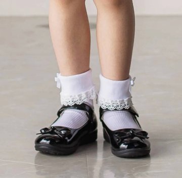 SLAP SLIP 「レース折り返しセレモニーソックス」 (13-21cm) メール便対応可の画像