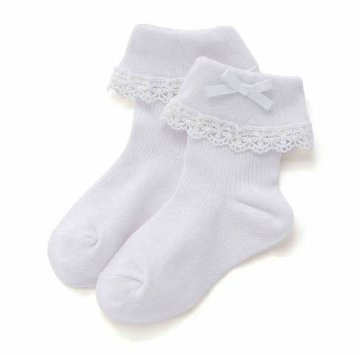 SLAP SLIP 「レース折り返しセレモニーソックス」 (13-21cm) メール便対応可の画像