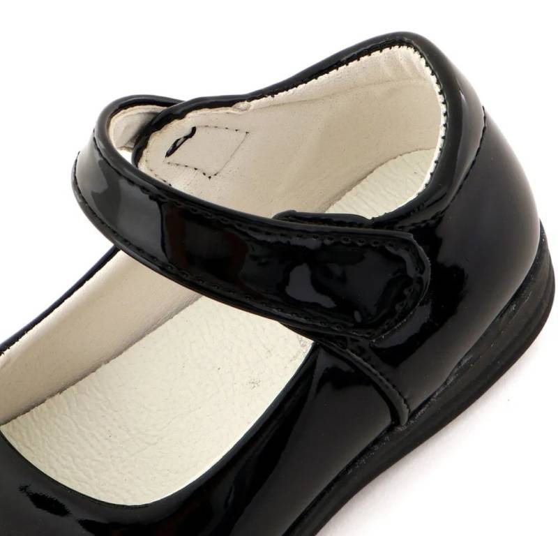 SLAP SLIP 「リボン付きエナメルストラップセレモニーシューズ」 (17-20cm) の画像