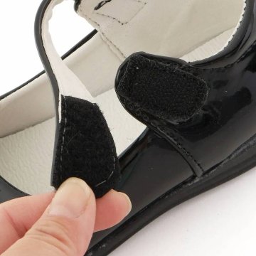 SLAP SLIP 「リボン付きエナメルストラップセレモニーシューズ」 (17-20cm) の画像