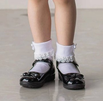 SLAP SLIP 「リボン付きエナメルストラップセレモニーシューズ」 (17-20cm) の画像