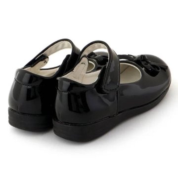 SLAP SLIP 「リボン付きエナメルストラップセレモニーシューズ」 (17-20cm) の画像