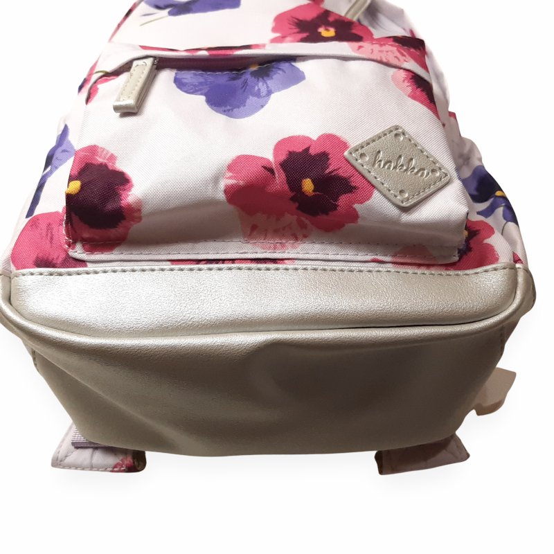 hakka kids「スミレプリント リュックサック」S-Mの画像