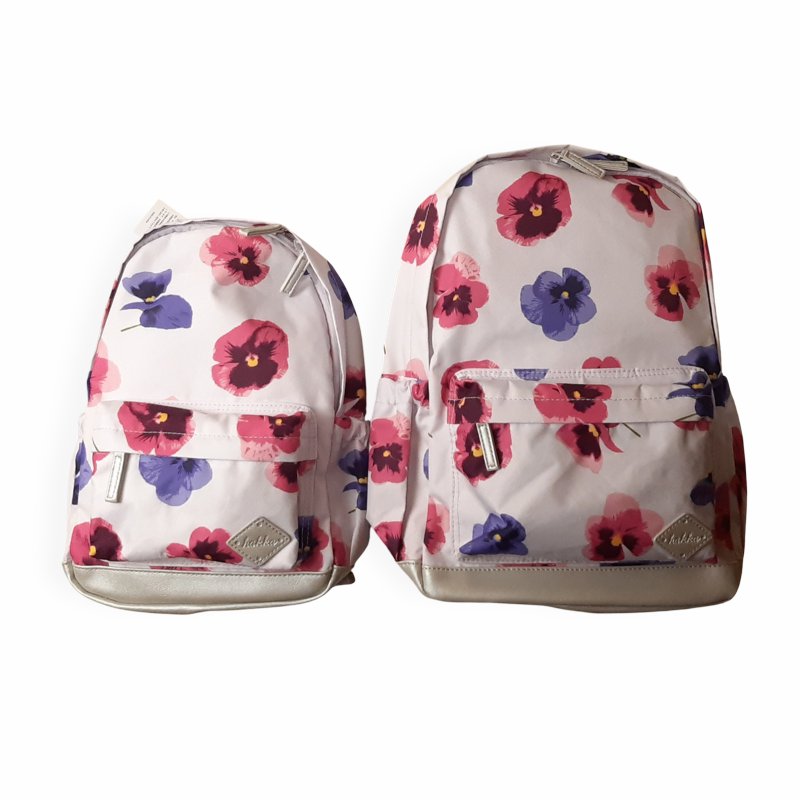 hakka kids「スミレプリント リュックサック」S-Mの画像