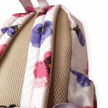 hakka kids「スミレプリント リュックサック」S-Mの画像