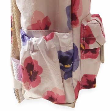 hakka kids「スミレプリント リュックサック」S-Mの画像