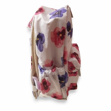 hakka kids「スミレプリント リュックサック」S-Mの画像